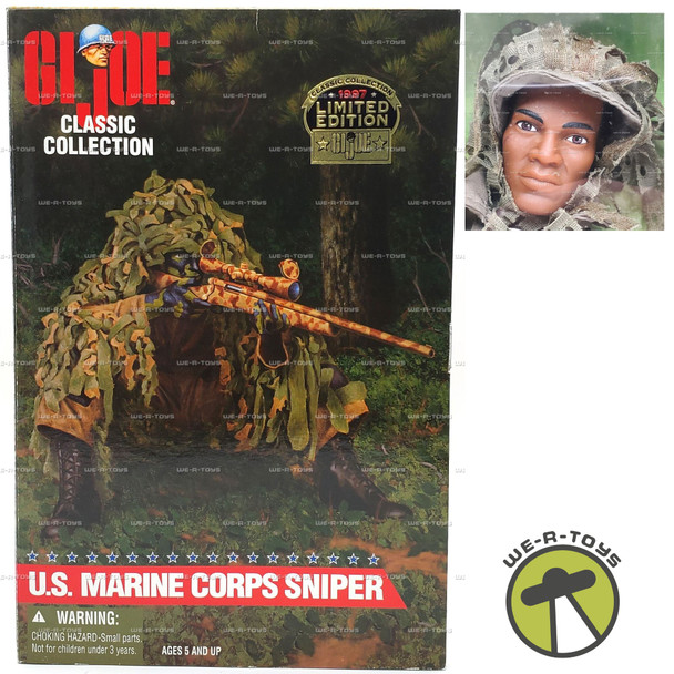 GI Joe U.S.M.C Sniper Action Figure AA Classic Collection 1996 Hasbro #81369