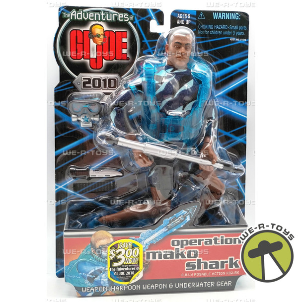 The Adventures of GI Joe Operation Mako Shark African American Action Figure '99