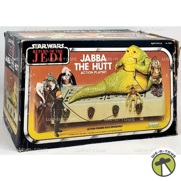 Star Wars Return of the Jedi Jabba the Hutt Action Playset 1983 Kenner EMPTY BOX