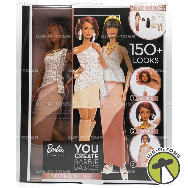 Barbie Signature You Create Basics Barbie Doll Neutral Kit 001 Mattel 2026 JJX35