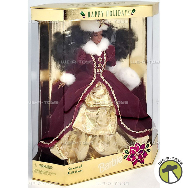 Happy Holidays African American Barbie Doll 1996 Mattel 15647