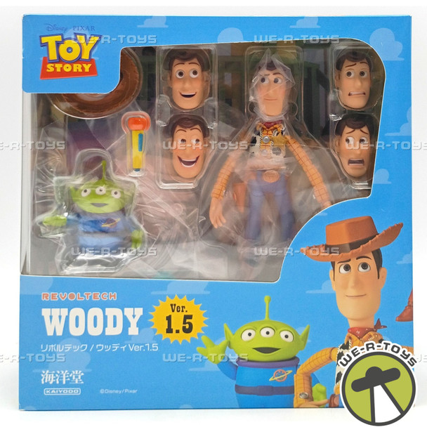 Disney Pixar Toy Story Woody Action Figure Set Revoltech Ver 1.5 Kaiyodo