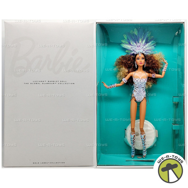 Luciana Barbie Doll The Global Glamour Collection Gold Label 2016 Mattel DGW47