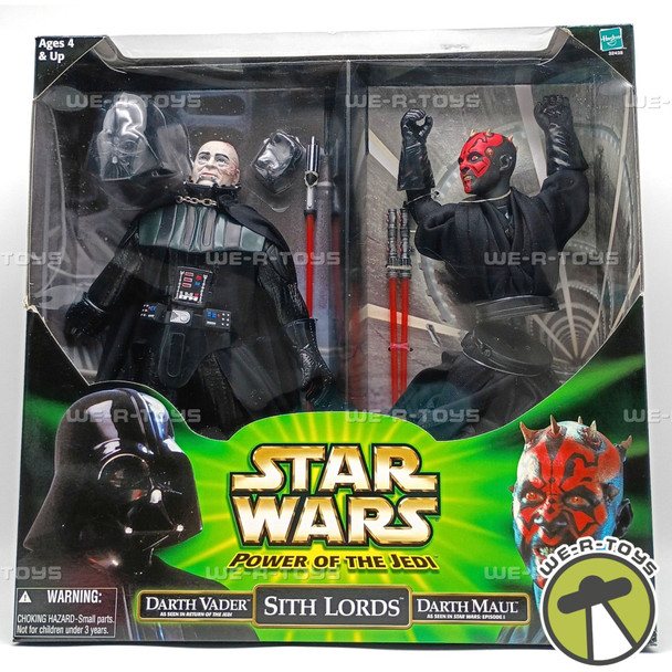 Star Wars Power of the Jedi Sith Lords Darth Vader & Darth Maul Action Figures