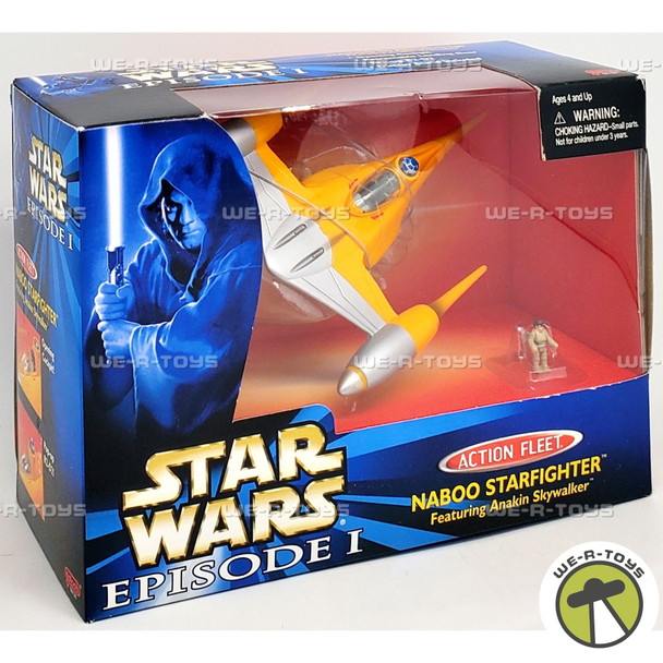 Star Wars Episode I Action Fleet Naboo Starfighter with Anakin Skywalker Galoob
