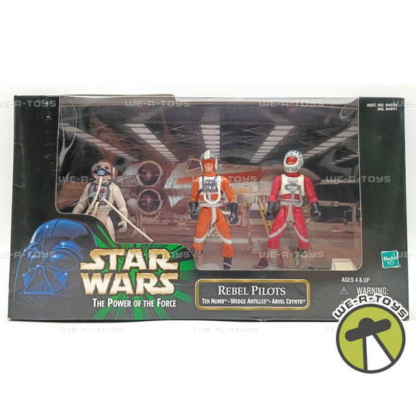Star Wars Power of the Force Rebel Pilots Action Figures 1999 Set of 3 #84057