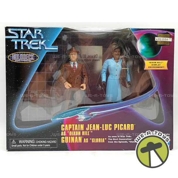 Star Trek Captain Jean-Luc Picard /Dixon Hill & Guinan/Gloria Action Figures Set