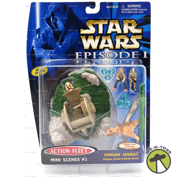 Star Wars Episode I Gungan Assault Mini Scenes #3 Figures 1998 Galoob #68123