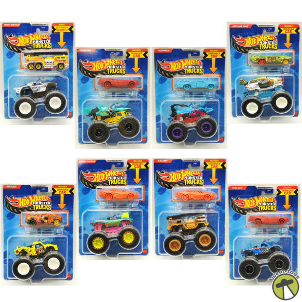 Hot Wheels Monster Truck 2-Pack Complete 2026 Collection Lot of 8 GRH81