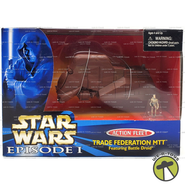 Star Wars Episode I Trade Federation MTT Vehicle Action Fleet 1998 Galoob #68132
