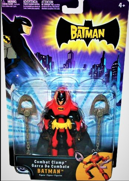 The Batman Combat Clamp Batman 6" Action Figure DC Mattel #H1351