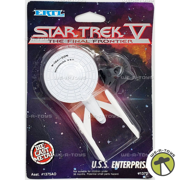 Star Trek V The Final Frontier U.S.S. Enterprise Die-Cast Metal Vehicle 1989