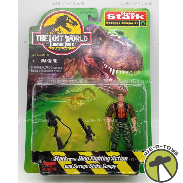 Jurassic Park The Lost World Dieter Stark Weapons Specialist Action Figure Set