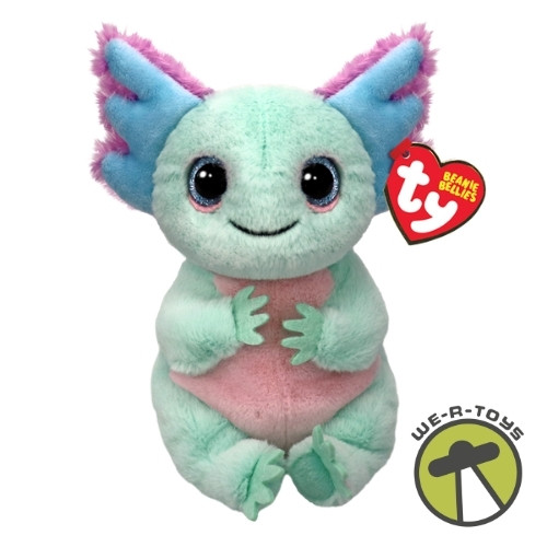 Ty Beanie Baby Bellies Alex the Axolotl Plush Small