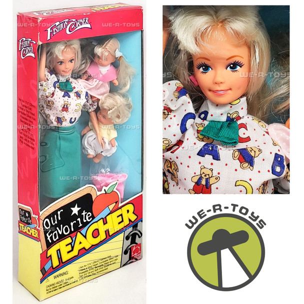 Fashion Corner Our Favorite Teacher Doll with Two Students Lucky 89234