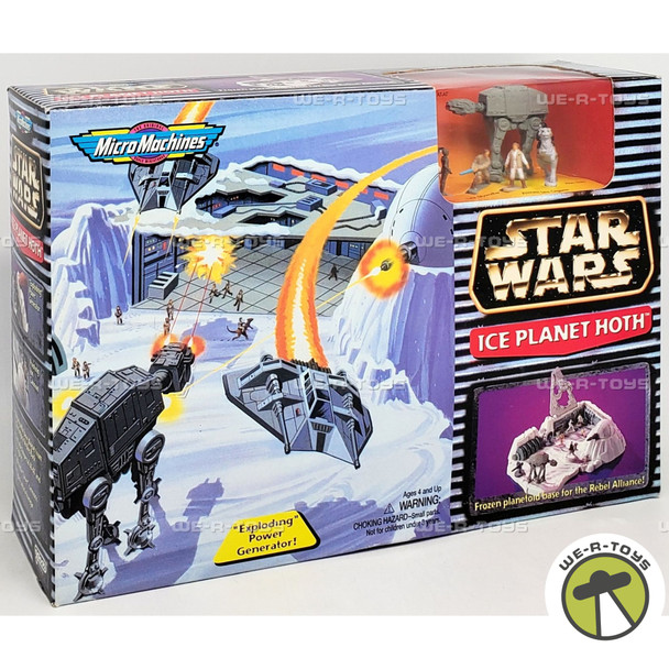 Star Wars Micro Machines Ice Planet Hoth Playset 1996 Galoob 65872