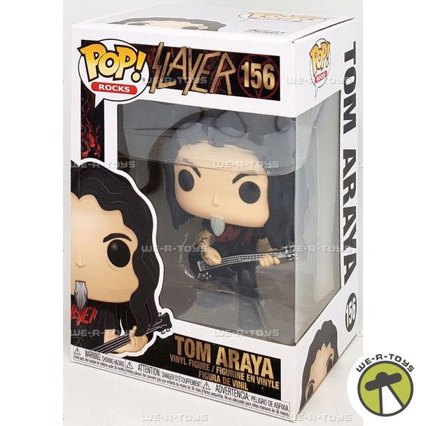 Funko POP Rocks Slayer Tom Araya 156 Vinyl Figure 45387