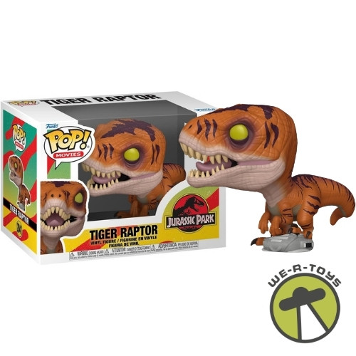 Funko Pop Jurassic Park Tiger Raptor Vinyl Figure #2041