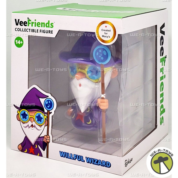 VeeFriends Collectible 6" Vinyl Willful Wizard Figurine 2021 YuMe Brands 19809