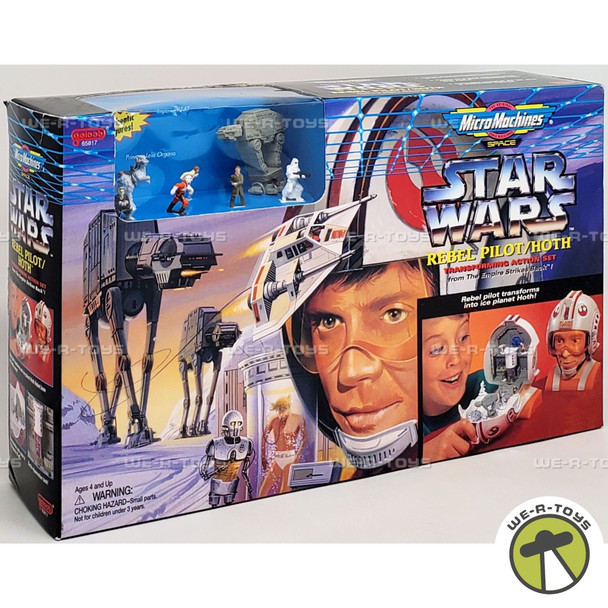 Micro Machines Space Star Wars Rebel Pilot/Hoth Transforming Action Set 65817