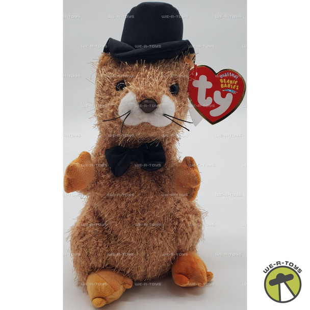 Ty Beanie Baby PUNXSUTAWN-e Phil the Groundhog Plush 2004 Version