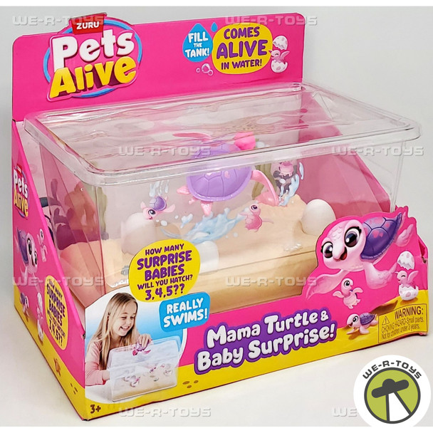 Pets Alive Mommy Turtle and Baby Surprise Playset 2025 ZURU 9560