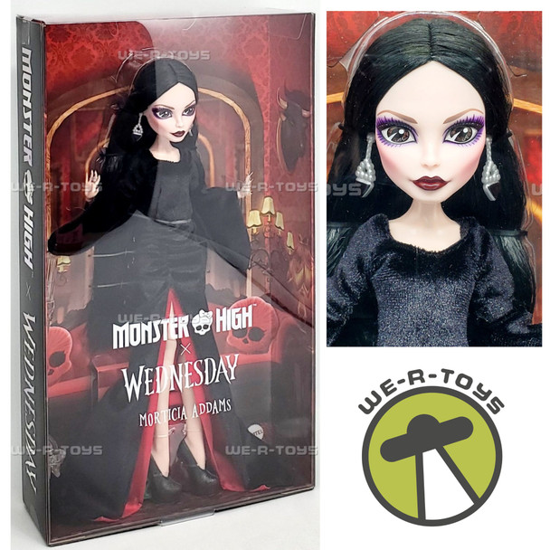 Monster High X Wednesday Morticia Addams Doll 2026 Mattel 36648