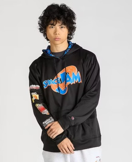 Champion Space Jam Looney Tunes March Madness Hooded Sweatshirt Size Medium
