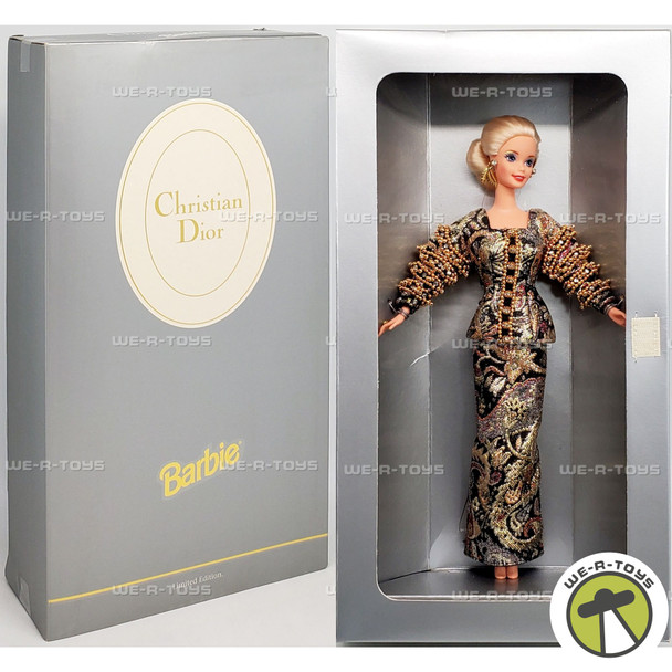 Barbie Christian Dior Barbie Doll In Dress Limited Edition 13168 Mattel 1995