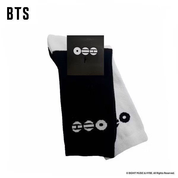 BTS Adult Crew-Height Socks 2 Pack Set One Size Fits All Target Exclusive