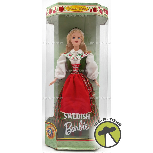 Swedish Barbie Doll Dolls of the World Anniversary Edition 1999 Mattel 24672