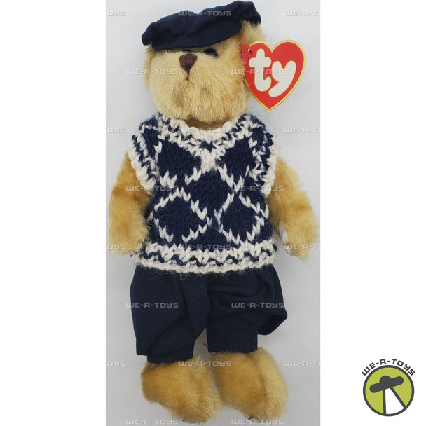 Ty Attic Treasures Mulligan the Bear Golfing Plush