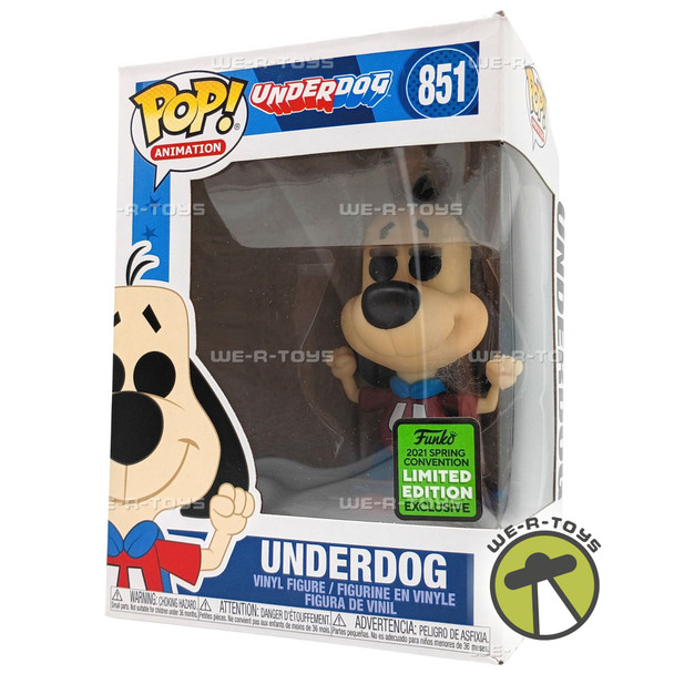Funko POP! Animation Underdog #851 Vinyl Figure 2021 Limited Edition Exclusive