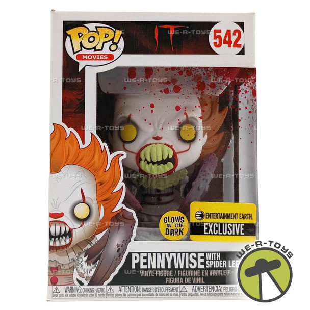 Funko POP! Movies It Pennywise with Spider Legs #542 Glow In Dark Vinyl Figure