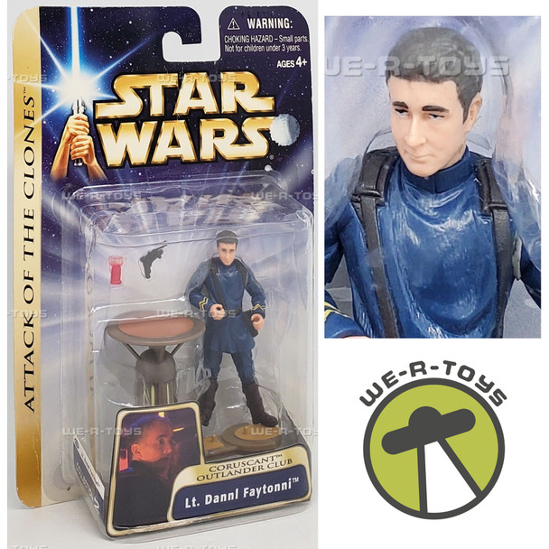 Star Wars Attack of the Clones Lt. Dannl Faytonni Figure 2003 Hasbro 84818