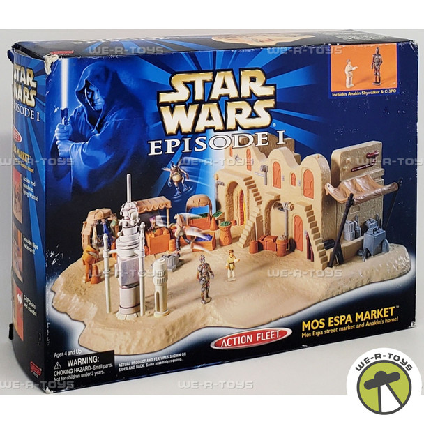 Star Wars Episode I Mos Espa Market Action Fleet Playset 1998 Galoob 68155