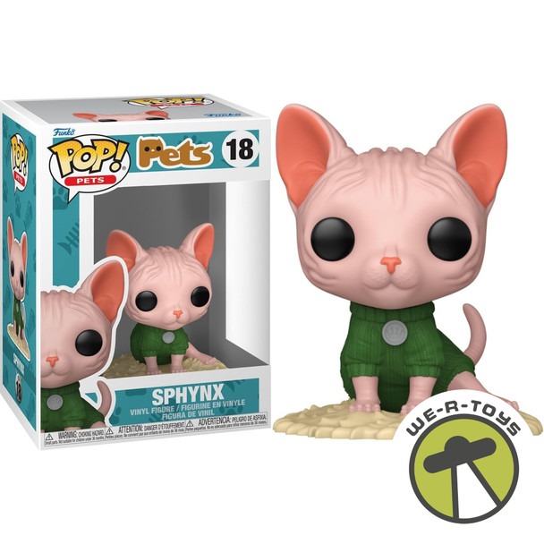Funko Pop Pets Sphinx Cat Vinyl Figure #18