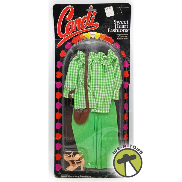 Candi Sweet Heart Fashions Lime Green Shirt & Pants Set 93025 Mego Corp 1979