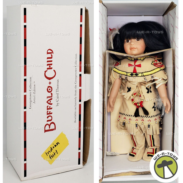 Buffalo Child by Carol Theroux Porcelain Doll Georgetown Collection