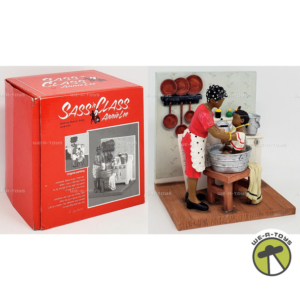 Sass 'n Class by Annie Lee Bathing Mama's Baby Figurine Sandy 6096