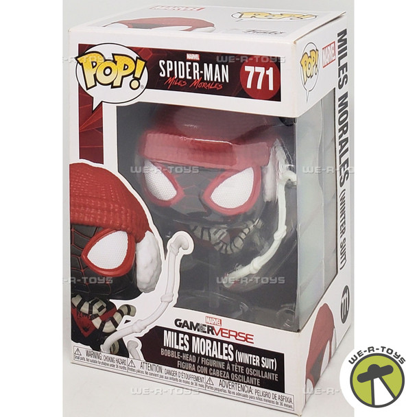Funko POP Games Marvel’s Spider-Man Miles Morales Winter Suit 771 Figure