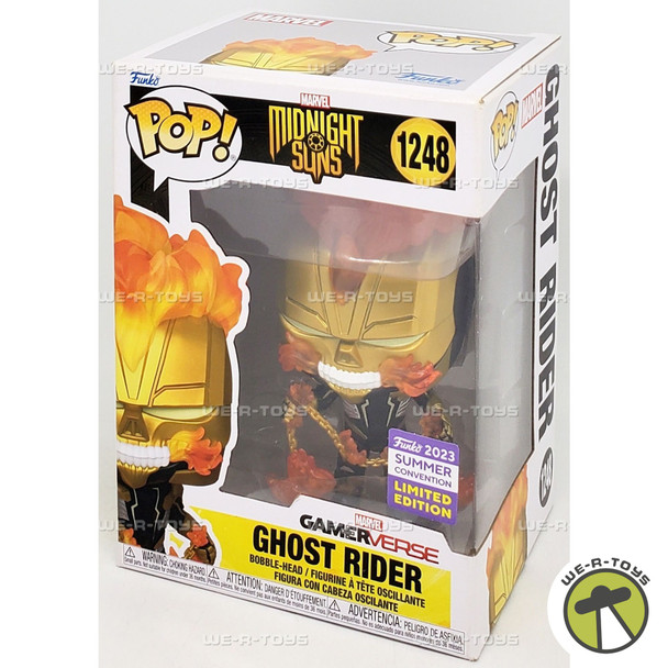 Funko POP Marvel Midnight Suns GamerVerse Ghost Rider 1248 Bobble Head Figure