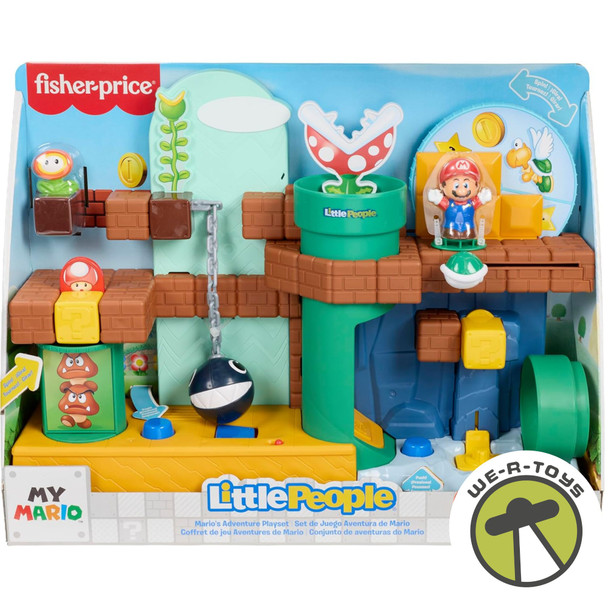 Fisher-Price Little People Toddler Toy My Mario Adventure Playset