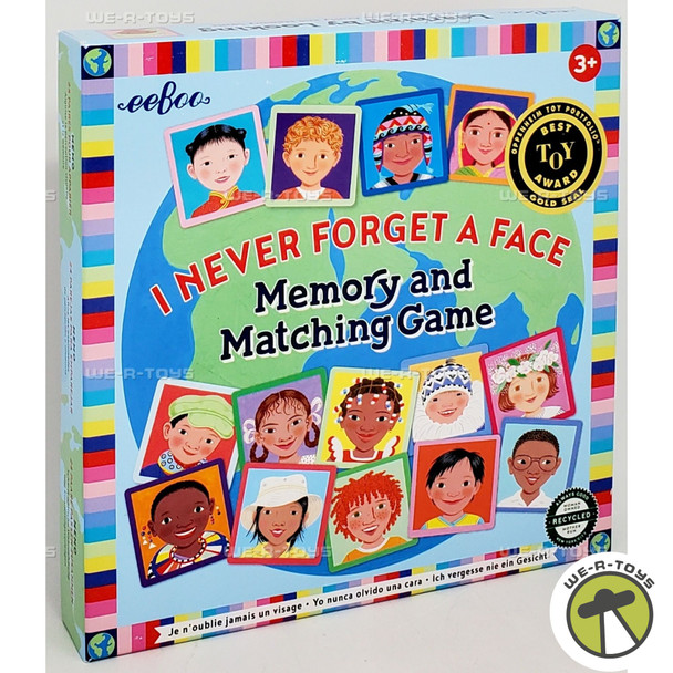 I Never Forget a Face Memory and Matching Game 24 Pairs2024 eeBoo 50424