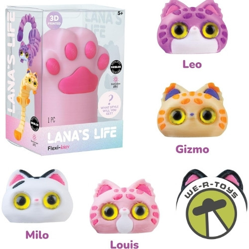 Orb Lana's Life 3D Flexi Kitty Pink Version