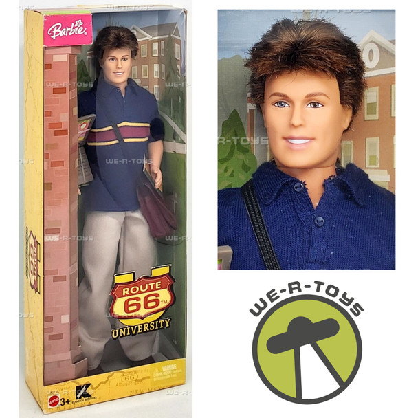 Route 66 University Barbie Ken Doll 2003 Mattel B2735