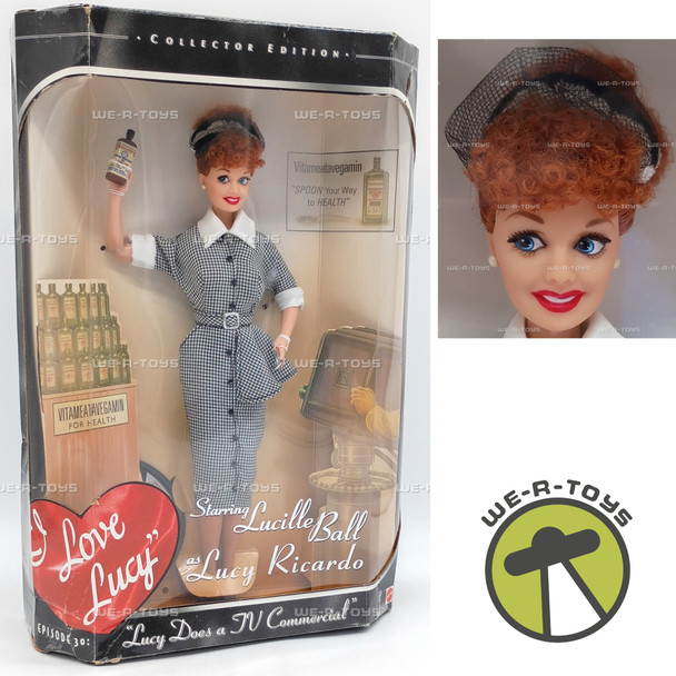I Love Lucy Doll Lucy Does a TV Commercial Collector Edition 1997 Mattel #17645