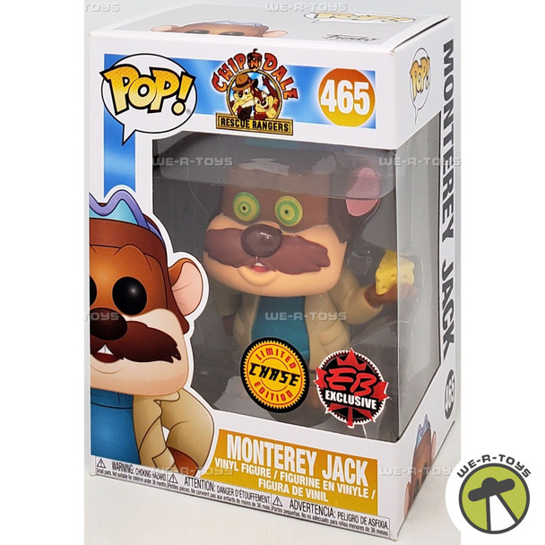 Funko POP Chip 'N' Dale Rescue Rangers Monterey Jack 465 Vinyl Chase Figure