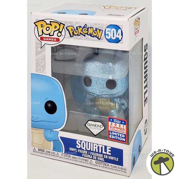 Funko POP Games Pokemon Squirtle Diamond 504 Vinyl Figure 55922