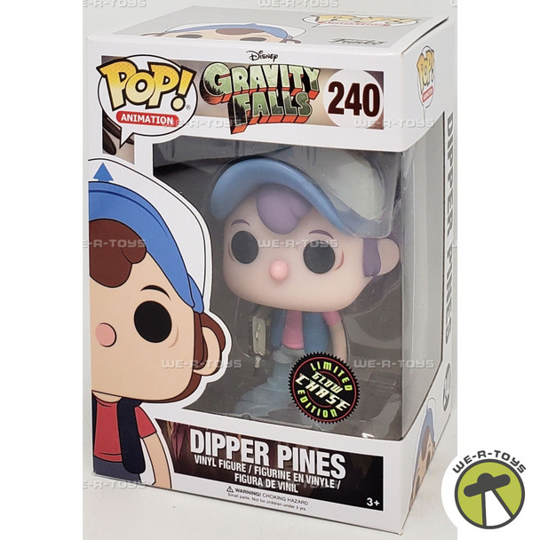 Funko POP Animation Disney's Gravity Falls Dipper Pines 240 Vinyl Glow Figure